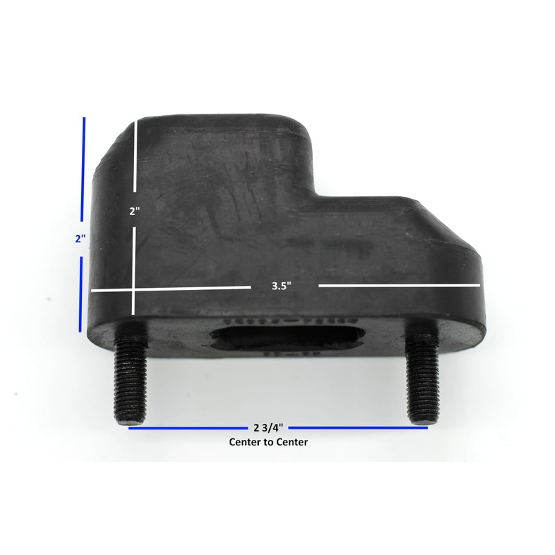 Generic Rubber Windshield Hood Stopper Support Set (2) Compatible with