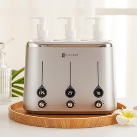 Master Massage Gen-II Oil Warmer: Quick & Efficient 3-Bottle Heater for Oils and Lotions (Heats Up to 140°F) - Sleek Modern Design for Massage Therapy & Personal Use