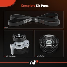A-Premium Engine Serpentine Belt Drive Kit Compatible with Toyota Cars - Tundra 2000 2001 2002-4.7L