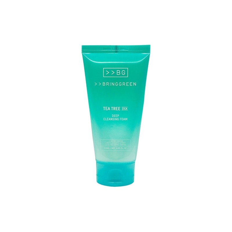 Bringgreen Teatree Cica Deep Cleansing Foam 120mL / 브링그린 티트리시카