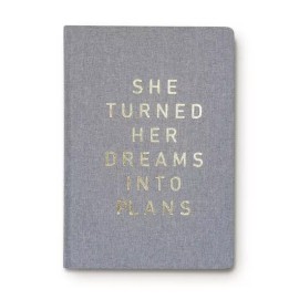Santa Barbara She Turned Her Dreams Into Plans Fabric Journal