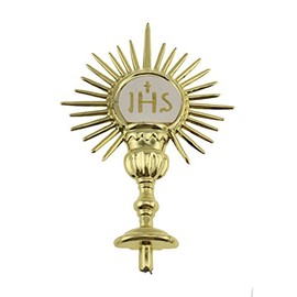 24 Gold Communion Host Cupcake Decorations 3" Picks Favor Puff Décor