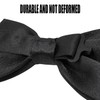 hzbaiyi Men's Bow Tie, Adjustable Bowtie, Classic Solid Color Pre-Tied