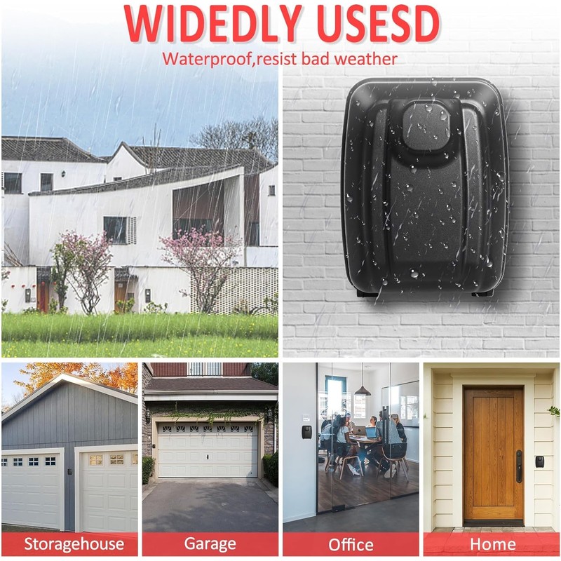 Key Safe Outdoor Police Approved, Key Lock Box Wall Mounted