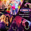 Pack de 100 Pulseras Neón Luminosas y Fluorescentes con Conectores