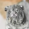 Prodbuy Vintage SIlver Coloured British Bulldog Ornament