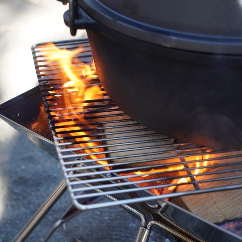 NANGOGEAR 11107-W (MT-2-W) Hard Lost Grill Net for Bonfire Stand,