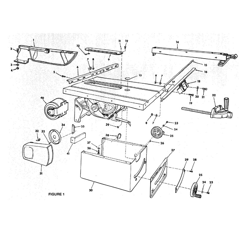 Craftsman 10" Contractor Table Saw Metal Handwheel Handle Crank 1/2"