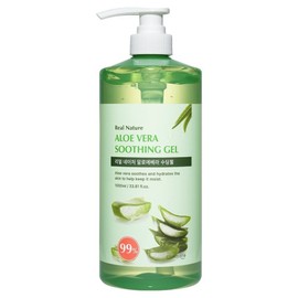 Cosmate Real Nature Aloe Vera Soothing Gel, 1 ea, 1L / 코스메이트 리얼 네이처 알로에베라 수딩젤, 1개, 1L