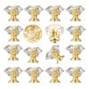 20 PCS Crystal Knobs for Drawers, Diamond Knobs for Dresser