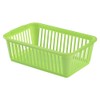 Whitefurze Handy Basket, Plastic, Lime Green, 25 cm