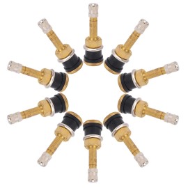 Caoeal Truck Valve Stem, TR500 Straight Brass Heavy Duty Clamp in Tubeless Tr...