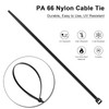 Vinabo Pack of 110 Cable Ties 2.5 x 200 mm,