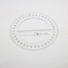 360 Degree Protractor, Plastic Protractor Math Protractors Clear Protractor Ruler