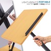 Pyle Portable Floor Lectern Podium Stand-Height Adjustable Steady Standing Design