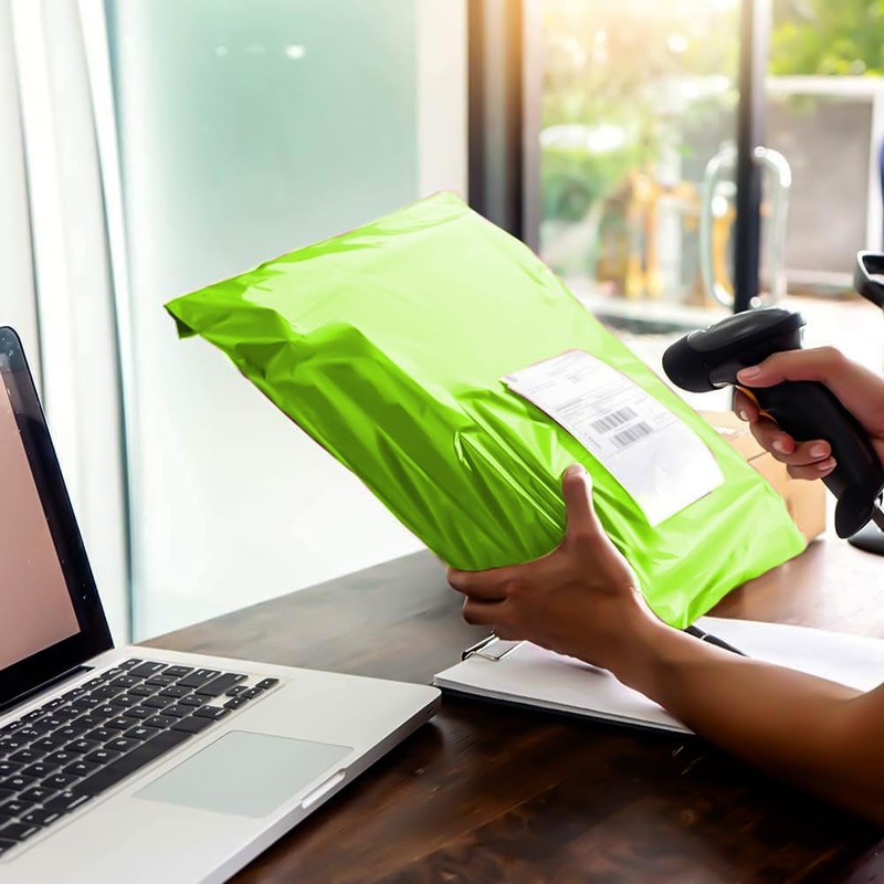 50 Strong Large Green Mailing Postal Postage Bags 9 x