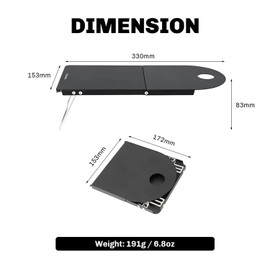 Fire-Maple Petrel Lightweight Foldable Aluminium Alloy Camping Table for Solo Trips, Trekking and Wild Camping Weighing Only 191 g