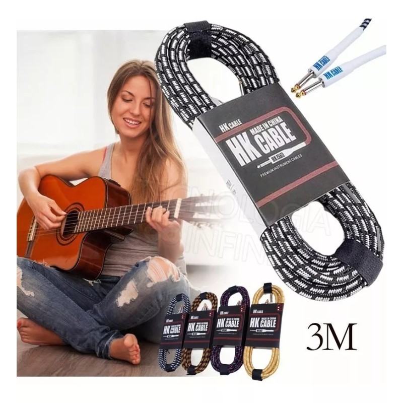 TECNOLOGÍA INFINITA Alta Definición Cable Para Guitarra O Bajo Estable