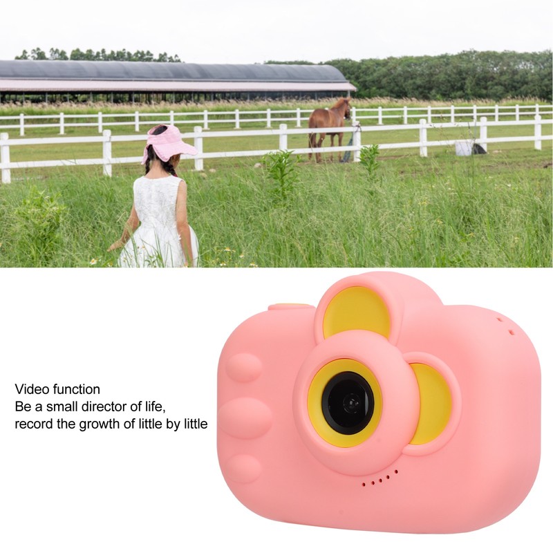 Kids Camera 12MP Dual Front Rear Lens 1080P Children Digital