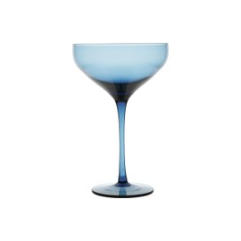 Fortessa Gala Glassware, 10.5 Oz. Coupe Cocktail (Set of 4), Cornflower Blue
