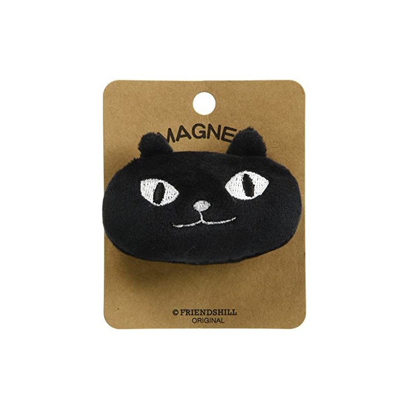 Friendshill CW-720-132 Magnet, Mochi Prank, Black, 2.0 x 2.6 inches