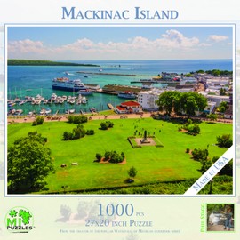 Mackinac Island - 1000 Piece MI Puzzles Jigsaw Puzzle - for Adults