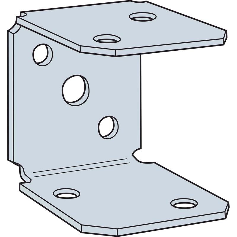 Simpson Strong-Tie RTU2 RTU 18-Gauge Galvanized Rigid Tie® Connector for
