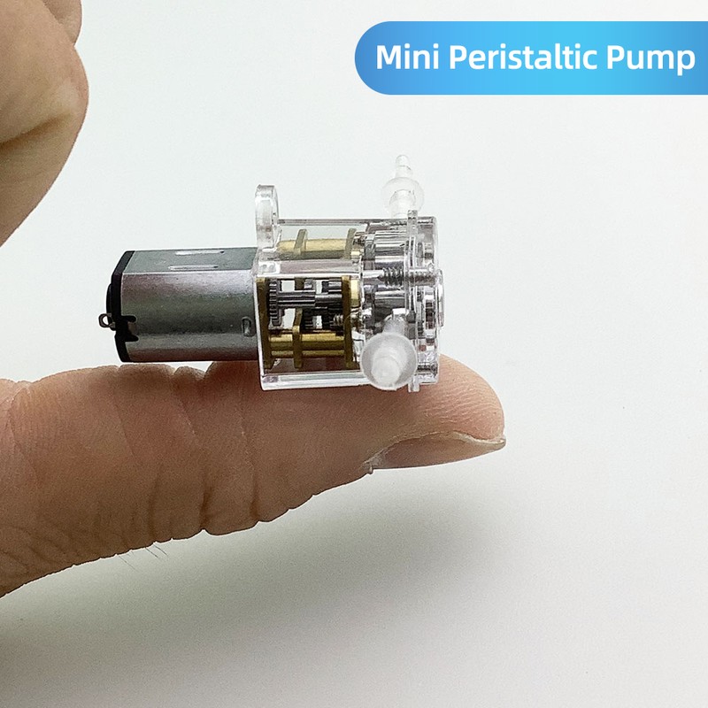 GROTHEN Peristaltic Pump Dosing Pump 3V Mini Pump Liquid Self-priming 1ml/min
