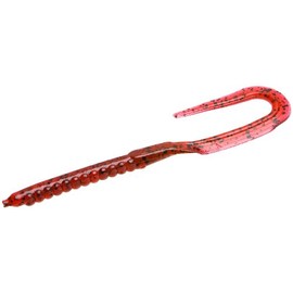 Zoom U Tail Worm-Pack of 20 (Cherry Seed, 6-Inch)