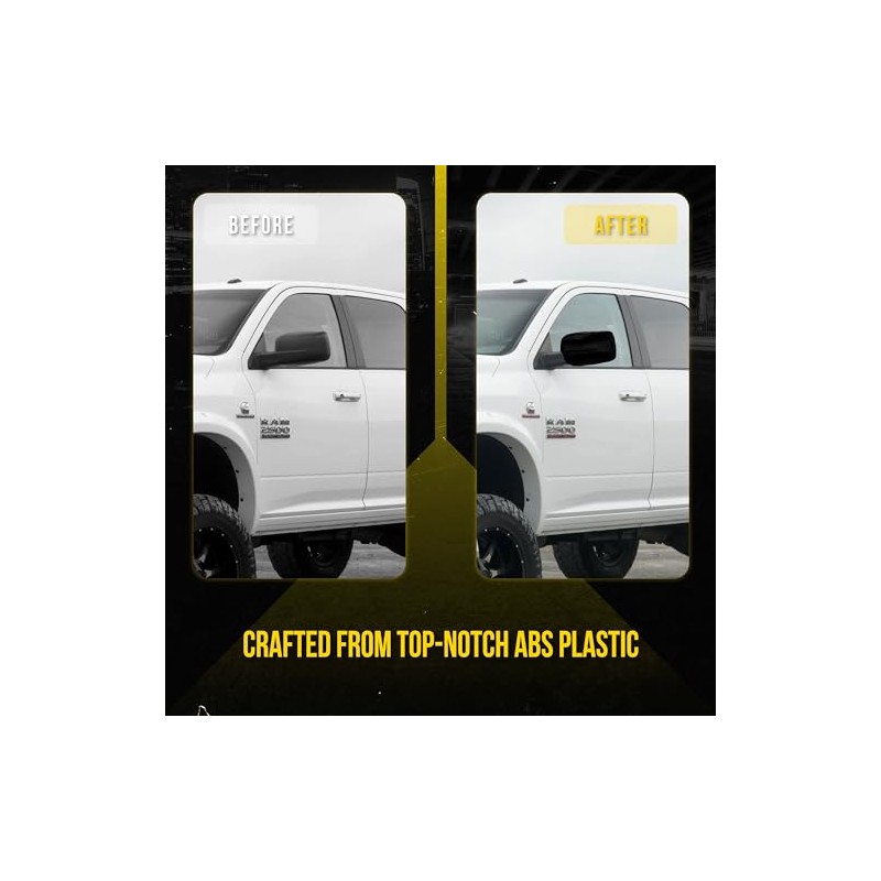 Trim Illusion Fits Dodge RAM NO Signal Gloss Black Mirror