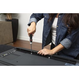 Hangman 32" to 80" All Surface TV Hanger Up to 100 lbs Low Profile VESA No Stud Wall Mount Brick Concrete Wood Drywall (Pack of 2) WD2060-2