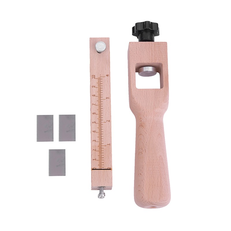 Adjustable Wooden Strip and Strap Belt Cutter Leather Hand Cutting