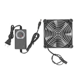 120mm Computer Fan Speed Adjustable 2800RPM Portable Computer Case Cooling Fan for Tablet TV Receiver Router DVR  100‑240V