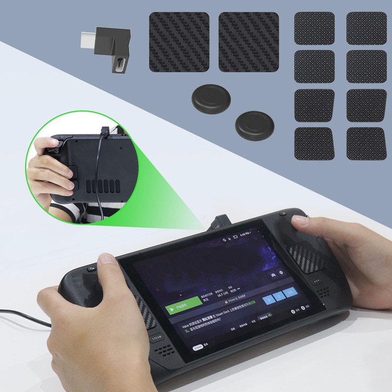 Back Button Enhancement Set Silicone Thumb Grip Caps Touchpad Protect