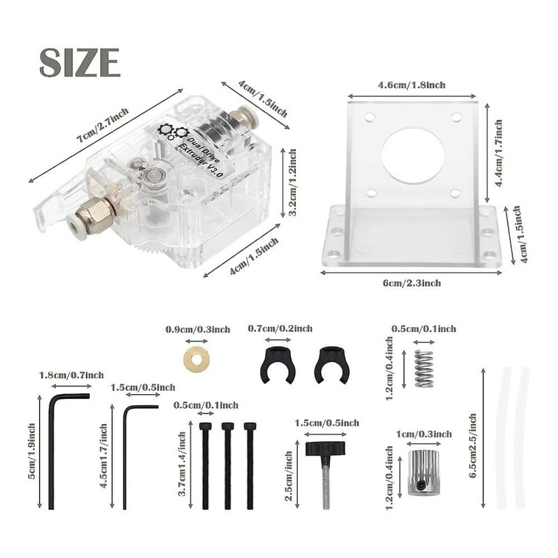 AllGIFT Stepper Motor Bracket Upgraded V3.0 Universal Bowden Extruder DIY