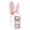 GUSHBIN Rotating Hair Accessories Organizer with Hair Brush Holder,3 Layer