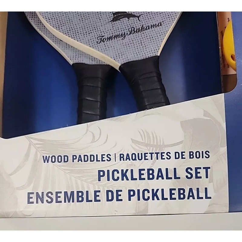 Tommy Bahama New Tommy Bahama Pickleball Set 2- Grey Wooden