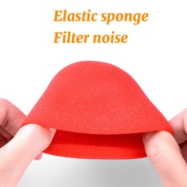 Dylan-EU Microphone Windscreen Large Microphone Windscreen Universal Foam Microphone Lid for KTV Conference Room and Stage Performances 10 Colours