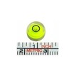 Three 8mm Diameter Disc Bubble Spirit Level Round Circle Circular