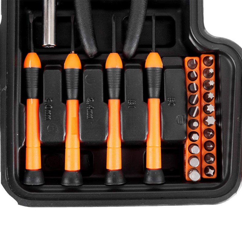 ADrivWell 39-Piece Orange Tool Set General Household Hand Tool Kit