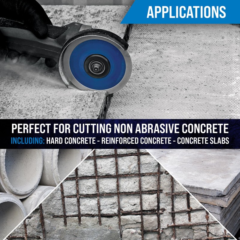 Mexco GPX10-8 General Purpose Concrete Diamond Blade, Cutting Disc for