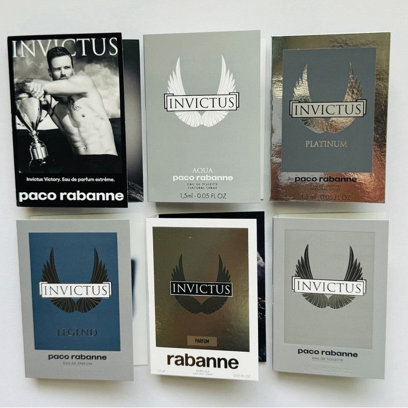 Paco Rabanne Men Cologne Collection Sample Spray Vials 15pc Set