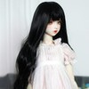 Jeanoko Wig Replacement, Long Curly Doll Hair Wig 1/3 DIY