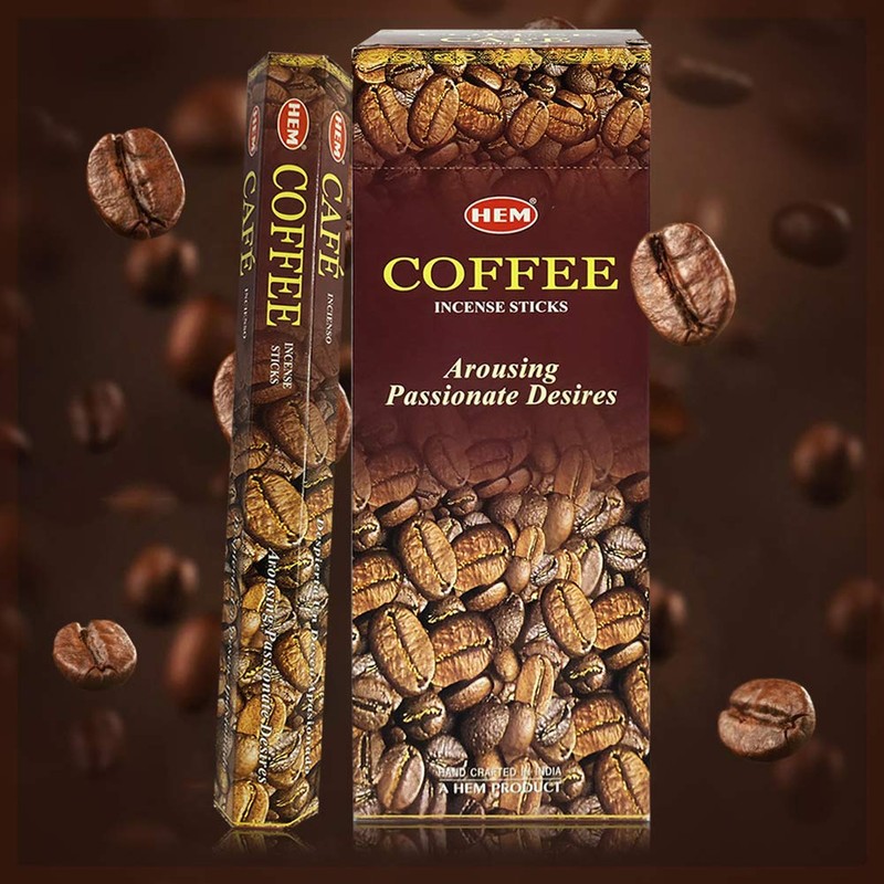 Coffee Incense Sticks and Incense Stick Holder Bundle Insence Insense