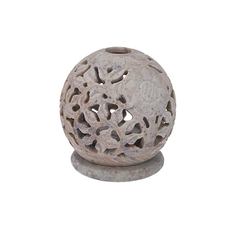 GURU SHOP GURU SHOP Indisches Duft Potpourri Beh?lter aus Speckstein,
