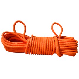 QIQU Double Braided Winch Rope Extension for 4x4 Truck SUV Car Winch Recovery Towing (3/8inch*100ft)