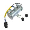 A ABSOPRO 24V Electric Fuel Pump Metal Silver Tone (Set