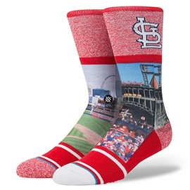 Stance Eads Bridge Socks Red L/XL