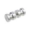 Crapyt 2 Pcs Bathroom I-Form Shower Glass Door Handle, Single