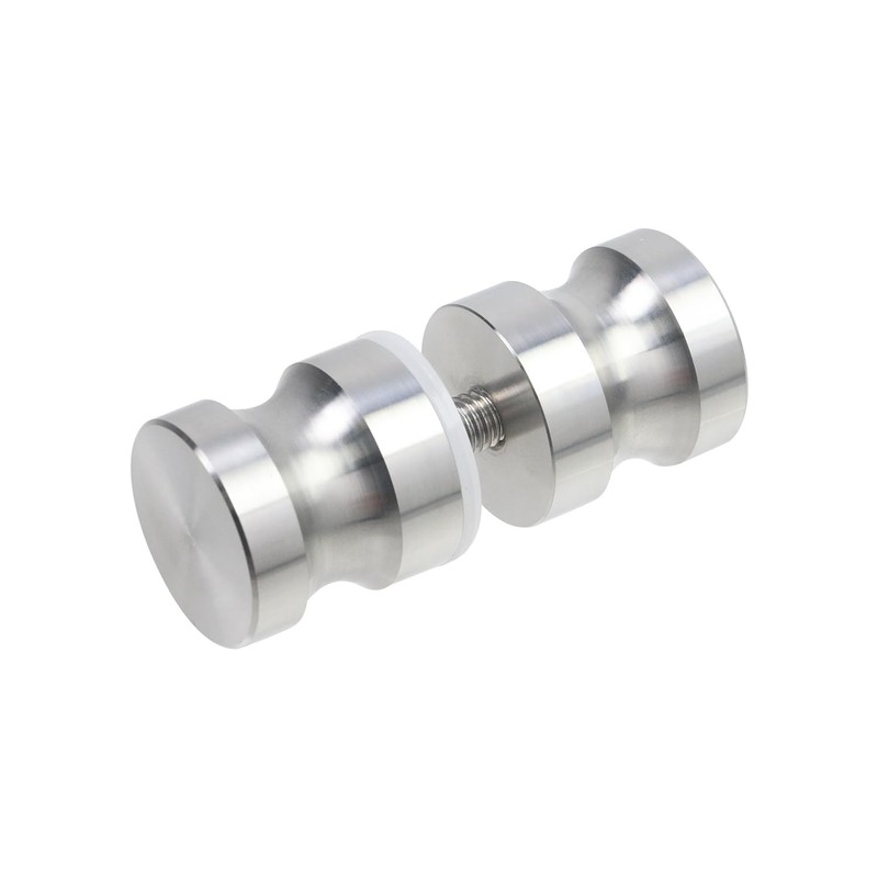 Crapyt 2 Pcs Bathroom I-Form Shower Glass Door Handle, Single
